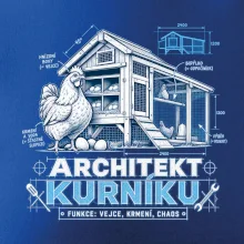 Architekt kurníku technický výkres
