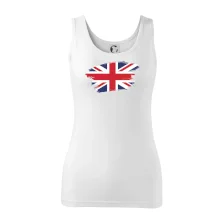 Britská vlajka roztrhaná