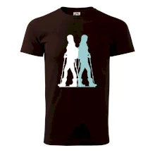 Nordic walking figury - žena