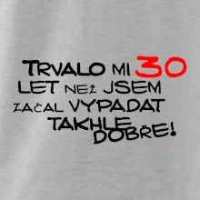 Trvalo mi 30 let než jsem začal vypadat takhle dobře