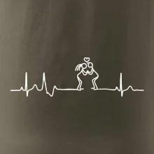 EKG zamilovaný pár