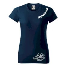 Running nápis šikmo