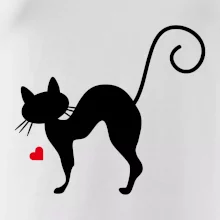 Zamilovaná kočka prohnutá