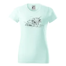 Kočka obličej kreslený