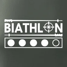 Biathlon terč a hůlky