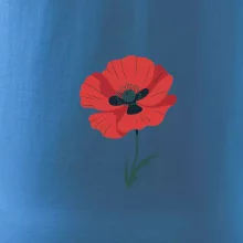 Vlčí mák kreslený velký