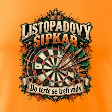 Listopadový šipkař mistr terče