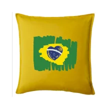 Brazílie vlajka srdce