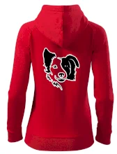 Border kólie obrys hlavy