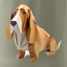 Baset slepený z papíru