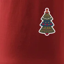 Folklor na prsu vánoční stromek