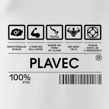 Čárový kód  - Plavec/plavkyně Čárový kód  - Plavec/plavkyně