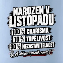 Narozen v listopadu charisma trpělivost a panák