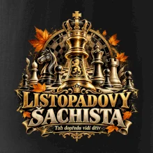Listopadový šachista se zlatým králem