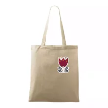 Folklor na prsu květina čtyřlistá