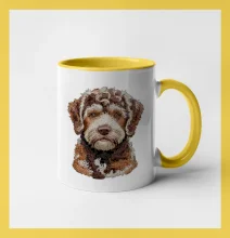 Lagotto romagnolo vyšívaná hlava