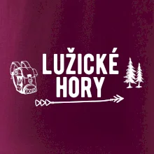 Lužické hory nápis