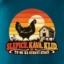 Slepice káva klid a pohoda