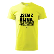 Jsem z října trpělivost vypršela v září