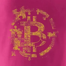 Logo bitcoin puzzle