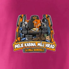 Kabina bagristy můj hrad a můj bordel