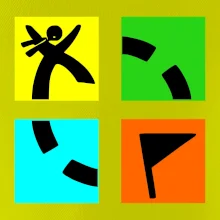 Geocaching logo barevné