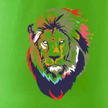 Hlava lva kreslená jednoduchá