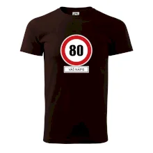 Dopravní značka - rychlost 80 - váš nápis