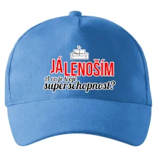 Já lenoším - tvoje superschopnost? rovný nápis