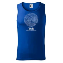 Ještěd - vrstevnice v kruhu