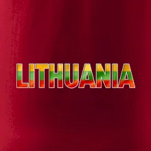 Lithuania - nápis vlajka