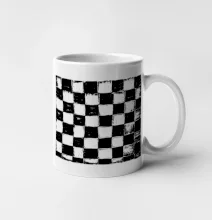 Šachovnice černá kreslená