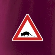 Dopravní značka - krysa