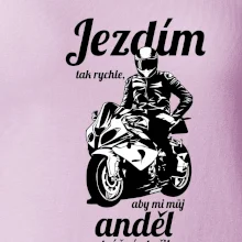 Silniční motorka - jezdím tak rychle, aby mi můj anděl strážný stačil