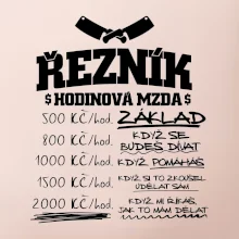 Hodinová mzda řezník