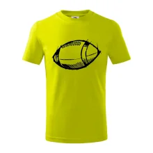 Americký fotbal míč skica