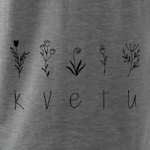 Kvetu - Nápis s květinami