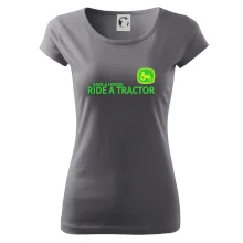 Save horse, ride tractor