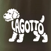 Lagotto nápis v těle