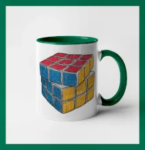 Rubikova kostka kreslená