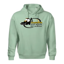 Bagrista v kruhu - vlastní nápis