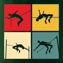 Skok do výšky vintage