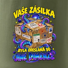 Vaše zásilka byla odeslána do jiné dimenze