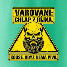 Varování chlap z října kouše když nemá pivo