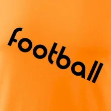 FOOTBALL nápis šikmo