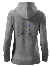 Praha - 14100 mapa s vodními toky