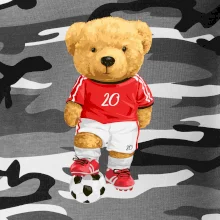 Fotbalista medvídek číslo