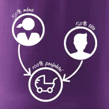 50% máma 50% táta = 100 perfektní