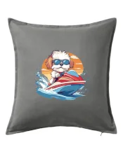 Bišonek na vodním skútru