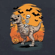 Halloween - dinosaurus a kostra